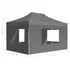  Cort de petrecere pliabil cu pereți antracit, 4,5x3 m, aluminiu