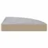  Rafturi de colț de perete 2 buc. gri beton 35x35x3,8 cm MDF