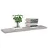  Raft de perete suspendat, gri beton, 90x23,5x3,8 cm, MDF
