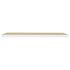  Rafturi perete suspendate 4 buc. stejar/alb 120x23,5x3,8 cm MDF