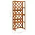  Spalier cu rafturi, 55x30x140 cm, lemn masiv brad