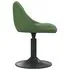  Scaune de bucătărie pivotante, 2 buc., verde închis, catifea