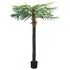  Plantă artificială palmier phoenix cu ghiveci, verde, 215 cm