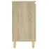  Servantă picioare din lemn masiv stejar sonoma 60x35x70 cm lemn