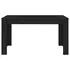  Masă de bucătărie, negru, 140x74,5x76 cm, PAL