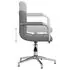  Scaun de birou pivotant, gri deschis, material textil