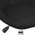  Scaune de bucătărie pivotante, 2 buc. negru, piele ecologică