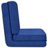  Scaun de podea pliabil, albastru, material textil