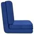  Scaun de podea pliabil, albastru, material textil