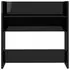  Pantofare de perete, 2 buc., negru extralucios, 60x18x60 cm PAL
