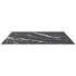  Blat masă negru 80x80 cm 6 mm sticlă securizată design marmură