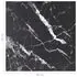  Blat masă negru 80x80 cm 6 mm sticlă securizată design marmură