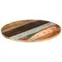  Blat de masă rotund, 80 cm, lemn masiv reciclat, 25-27 mm