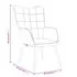  Scaun de relaxare, crem, material textil