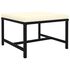  Set mobilier de grădină cu perne, 7 piese, negru, poliratan