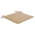 Set 6 bucati scaune de gradina cu perne, bej