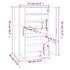  Pantofar, stejar sonoma, 60x35x92 cm, lemn prelucrat
