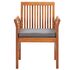  Set mobilier de exterior cu perne 9 piese, lemn masiv de acacia