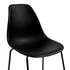  Set mobilier de bar, 3 piese, negru, plastic