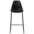  Set mobilier de bar, 3 piese, negru, plastic
