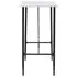 Set mobilier de bar, 5 piese, negru, 120 x 60 x 110 cm