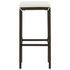  Set mobilier bar de grădină cu perne, 3 piese, maro