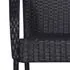  Set mobilier de grădină, 5 piese, negru