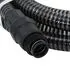  Furtun de aspirație cu racorduri din PVC, negru 1" 4 m, PVC