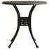  Set mobilier bistro, 5 piese, bronz, aluminiu turnat
