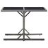  Set mobilier de grădină, 3 piese, gri
