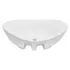  Set mobilier de baie din două piese, stejar, ceramică