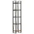  Bibliotecă cu 5 rafturi, 40x30x180 cm, lemn masiv reciclat