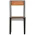 Scaune de bucatarie 4 buc. lemn masiv acacia, maro, 43 x 43 x 90 cm
