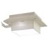  Lămpi solare de exterior cu LED, 6 buc, alb, 12 cm, pătrat