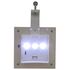  Lămpi solare de exterior cu LED, 6 buc, alb, 12 cm, pătrat