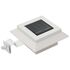  Lămpi solare de exterior cu LED, 6 buc, alb, 12 cm, pătrat