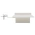  Lămpi solare de exterior cu LED, 6 buc, alb, 12 cm, pătrat
