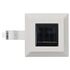  Lămpi solare de exterior cu LED, 6 buc, alb, 12 cm, pătrat