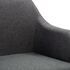  Scaun de birou pivotant, gri închis, material textil
