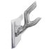 Cuiere de haine, 4 buc., argintiu, aluminiu