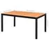  Set mobilier de grădină, 5 piese, negru și maro, ratan PVC