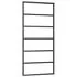  Ușă glisantă cu set feronerie, 90x205 cm, sticlă ESG/aluminiu