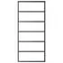  Ușă glisantă cu set feronerie, 90x205 cm, sticlă ESG/aluminiu