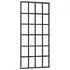  Ușă glisantă cu set feronerie, 90x205 cm, sticlă ESG/aluminiu