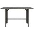  Set mobilier de grădină cu perne, 9 piese, gri, poliratan