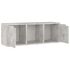  Comodă TV, gri beton, 88,5x27,5x30,5 cm, lemn prelucrat