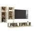  Set de dulapuri TV, 4 piese, stejar sonoma, lemn prelucrat