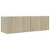  Set de dulapuri TV, 6 piese, stejar sonoma, lemn prelucrat