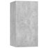  Set de dulapuri TV, 6 piese, gri beton, lemn prelucrat