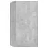  Set de dulapuri TV, 4 piese, gri beton, lemn prelucrat